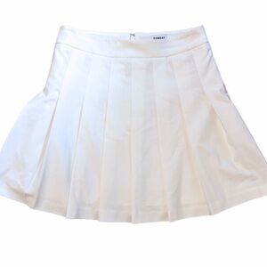 Sunday Best White Pleated Mini Skirt Size 6 Tennis Balletcore